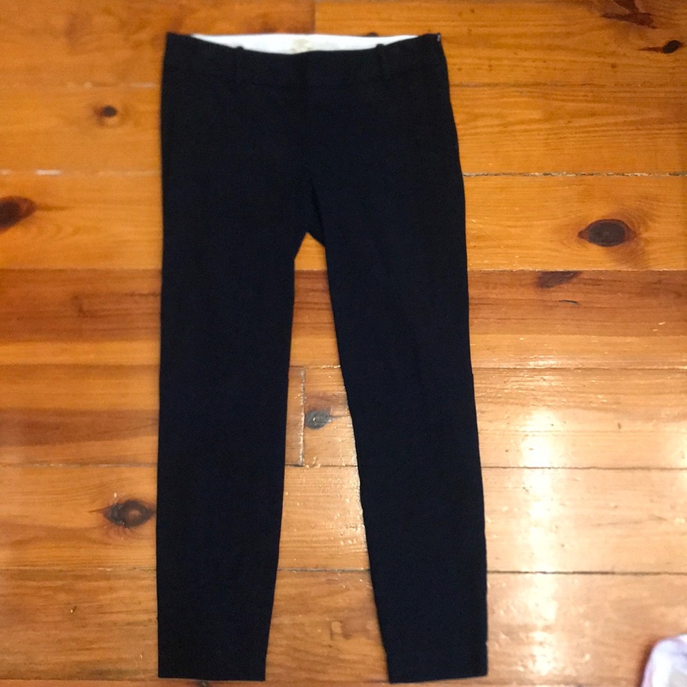 Jcrew stretch black pants! Great condition!